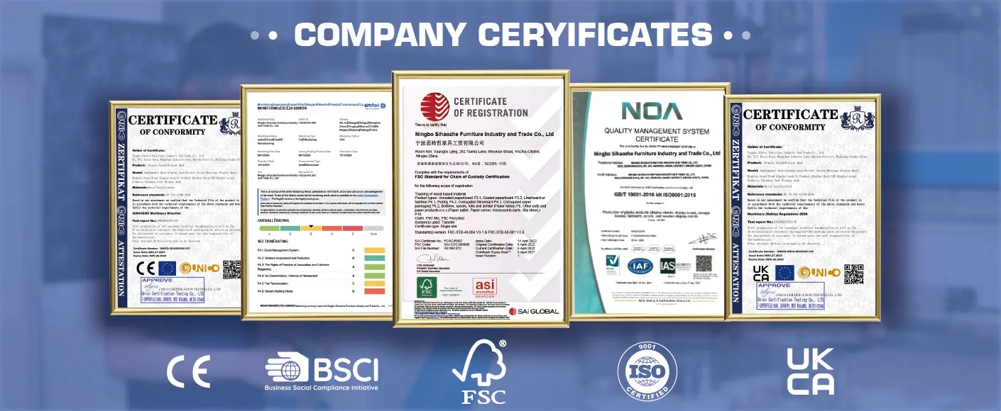 Certificates