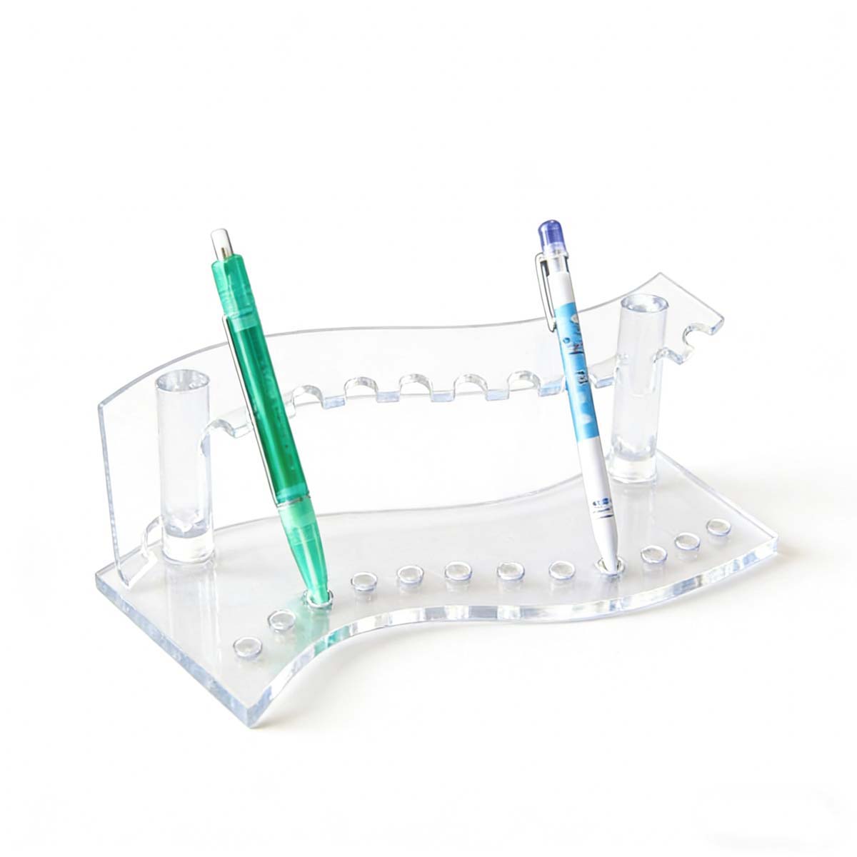 Acrylic Pen Holder - S Shape