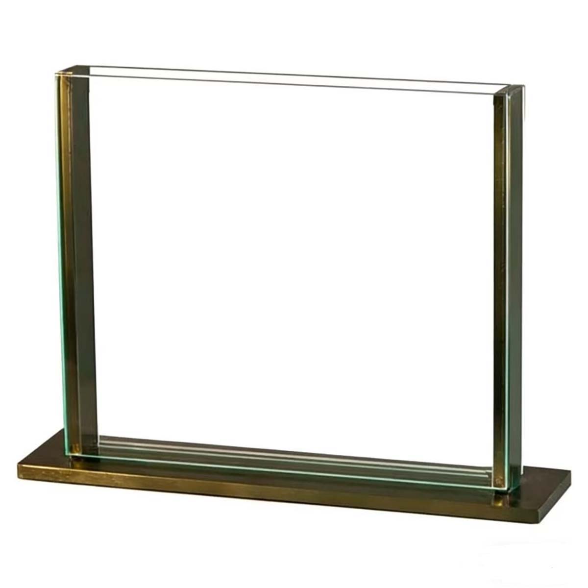 Acrylic Horizontal Leak-Proof Vase with Aluminum Frame