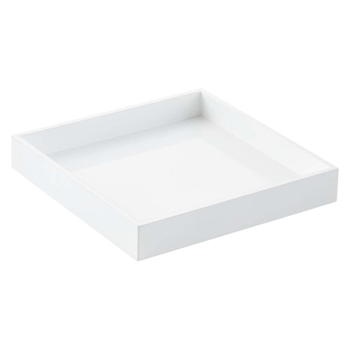 White Acrylic Square Tray