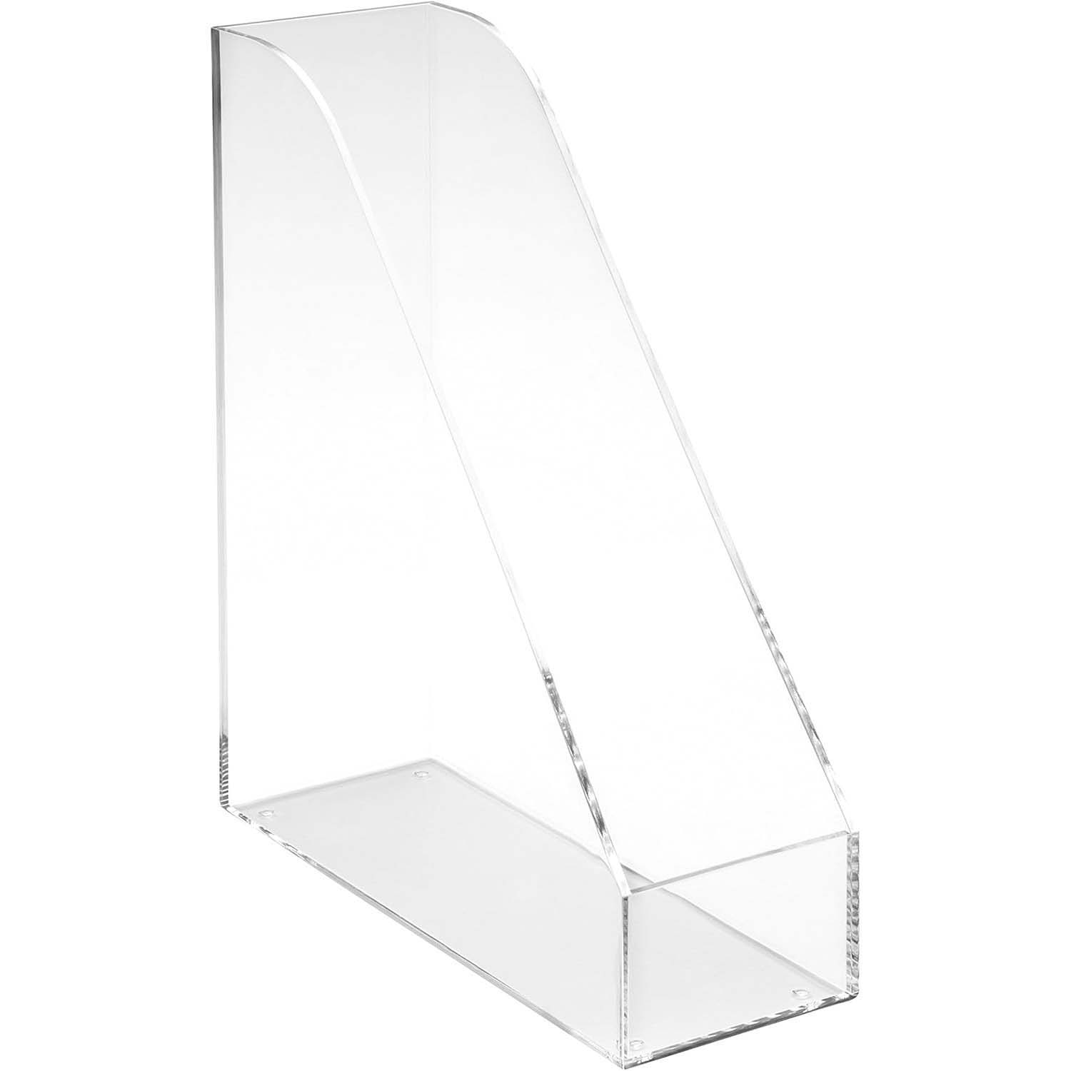 Extra-Wide Acrylic Magazine and File Holder