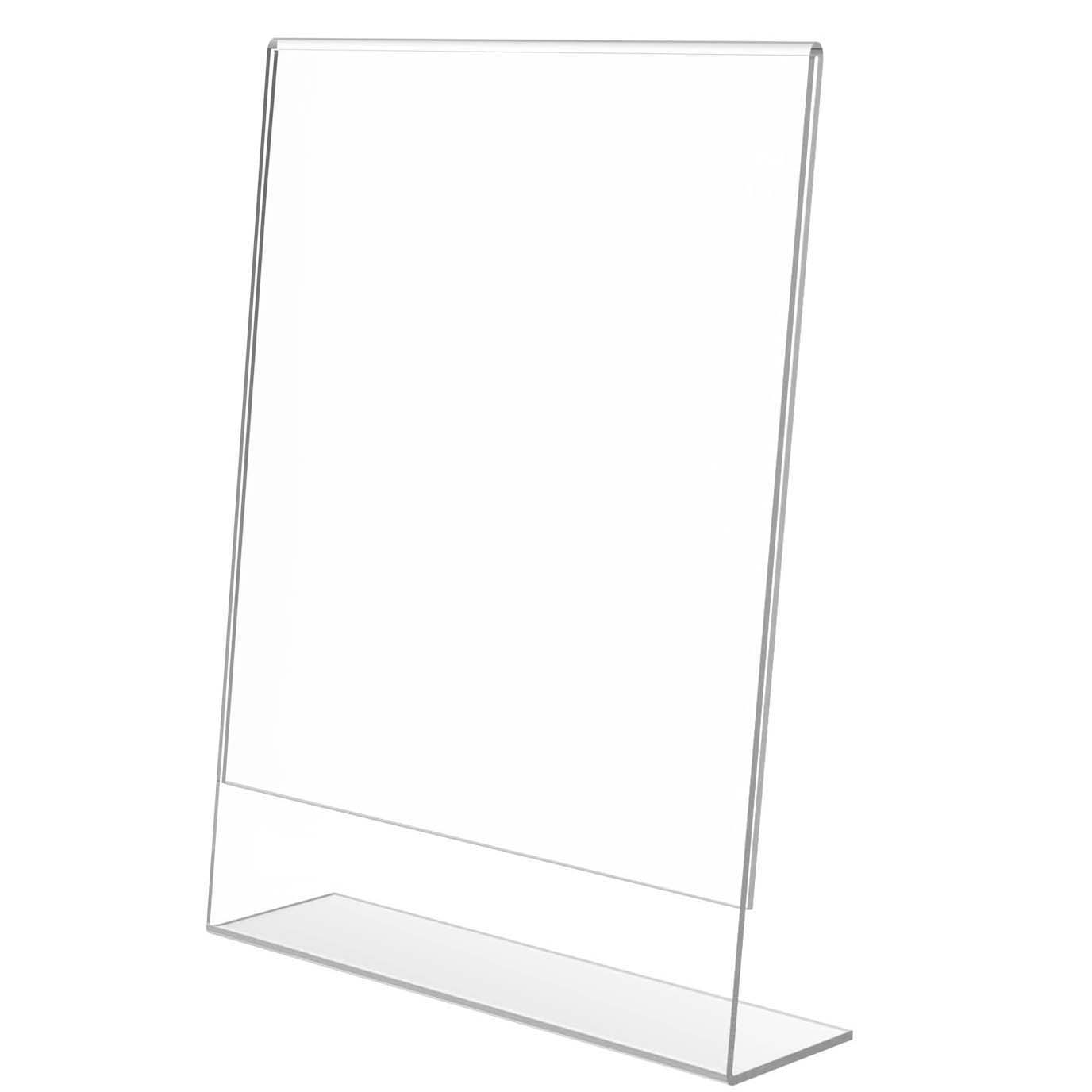 L-Shape Acrylic Menu Holder