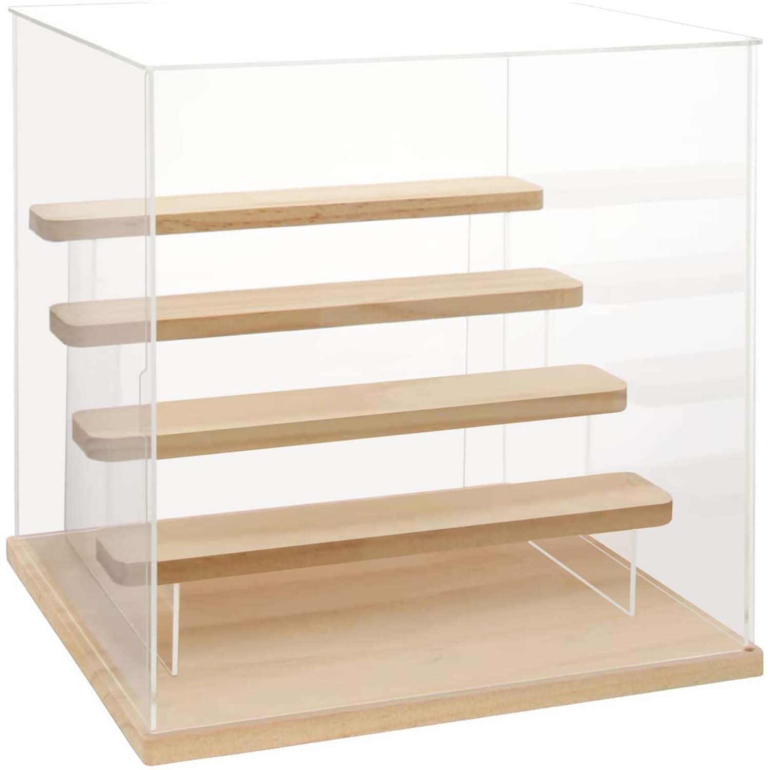 5-Tier Acrylic Display Case with Door for Collectibles