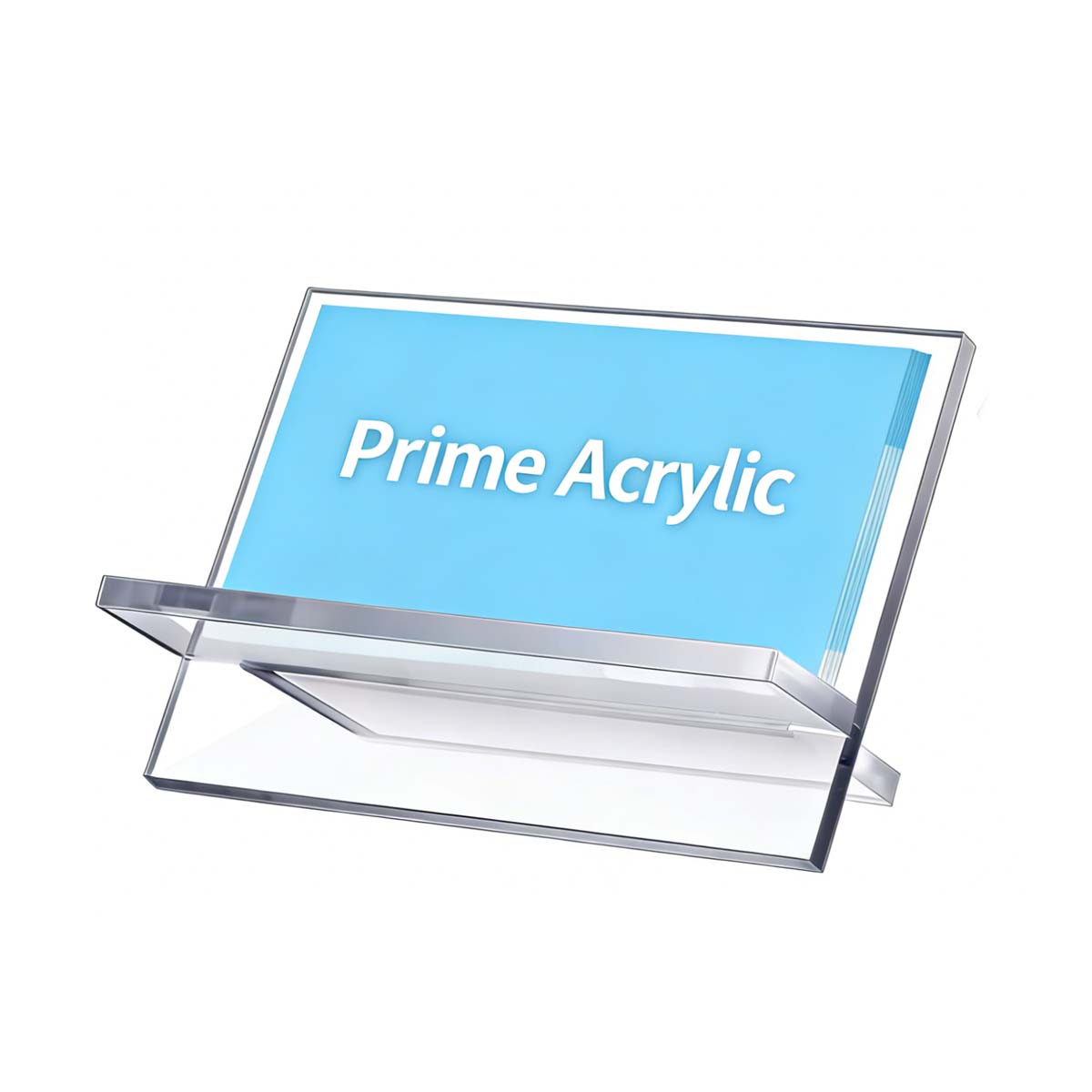 Custom Acrylic Business Card Holder Stand for Trade Show & Office