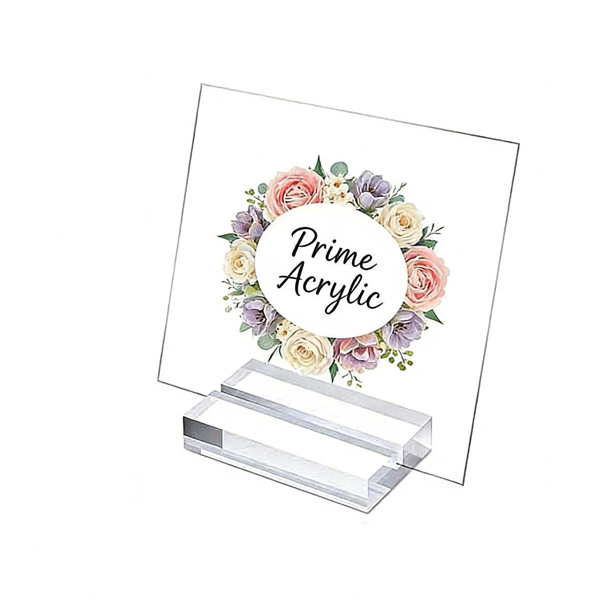 Clear Acrylic Place Card & Table Number Holder for Events